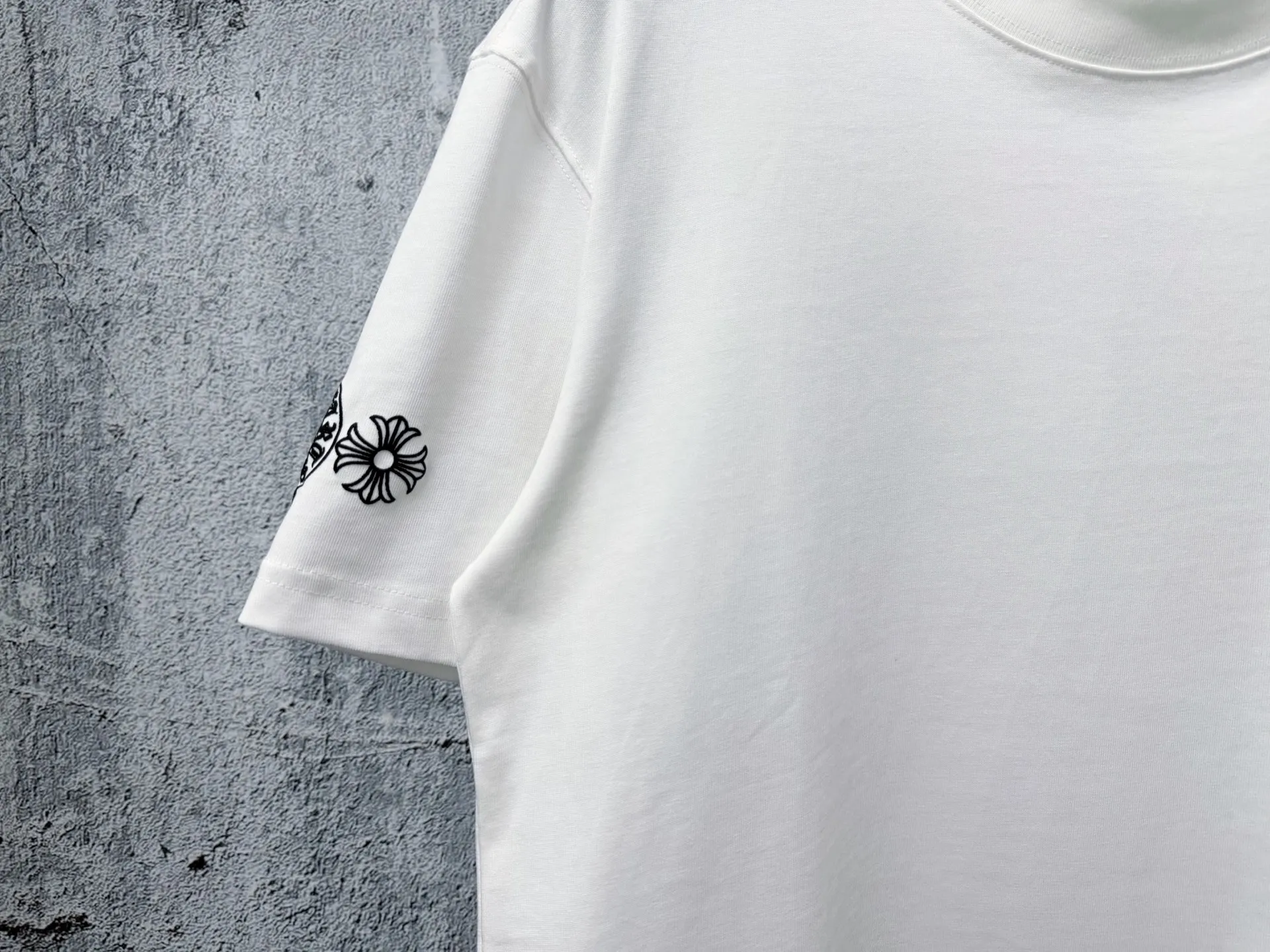 ￼ 【Chrome Hearts】 T Same Style T Versatile : Black White Size：S-XL